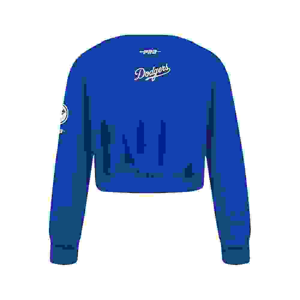 Pro Standard MLB Los Angeles Dodgers Classic Big Girls' Blue Fleece Crewneck